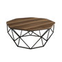 Hanah Home Mesa de Centro Diamond - Walnut